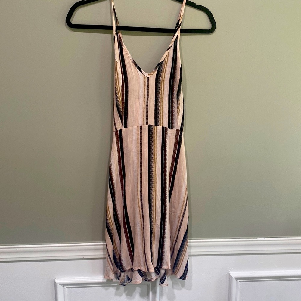 Striped mini dress